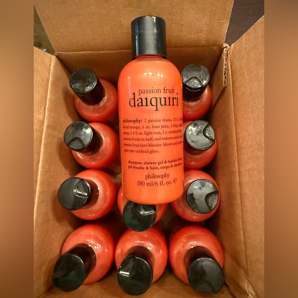 Lot of 12! Philosophy Passion Fruit Daiquiri Shower Gel Travel Size 6oz